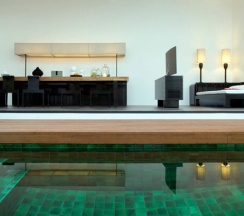 Двухместная Secret Pool Villa двуспальная кровать в The Library