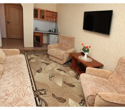 Двухкомнатный Комфорт с одной двуспальной кроватью и диваном (One bedroom) в Светлана