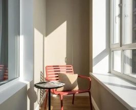 Апартаменты c 1 комнатой с балконом и с красивым видом из окна в A27 Apartments