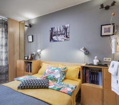 Апартаменты с 3 комнатами с балконом и с красивым видом из окна в Соколов