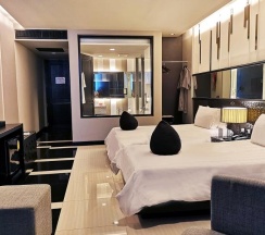 Двухместный номер Deluxe с видом на море 2 отдельные кровати в Tsix5 Phenomenal Hotel Pattaya
