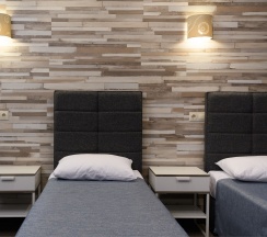 Двухместный номер с двумя раздельными кроватями в Шале де Прованс