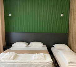 Номер делюкс с 1 двуспальной кроватью в Dombay winter hall