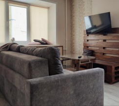 Студия Comfort с красивым видом из окна в Апартаменты RENtown Студия у Фонтана