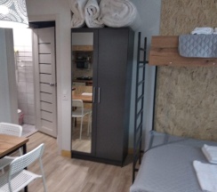 1-комнатные апартаменты студия с двухъярусной кроватью #3 в Easy Studio на улице Пушкинская