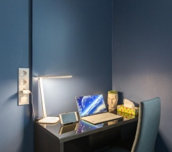 Апартаменты улучшенные с 1 двуспальной кроватью в Sky inn color