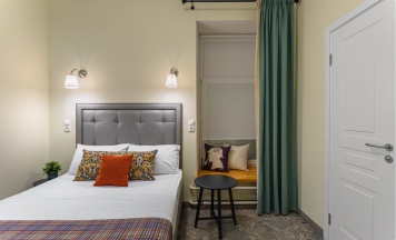 Cтандартный одноместный номер с одной кроватью без окна в The Watson hotel