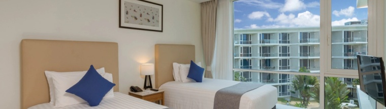Двухместный номер Deluxe двуспальная кровать в Splash Beach Resort