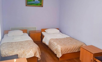 Кровать в 2-местном общем номере эконом в Smart Hotel KDO Киров