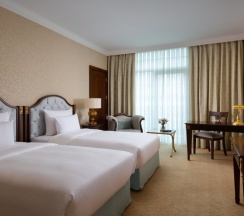 Двухместный номер Deluxe с видом на город 2 отдельные кровати в Rixos Almaty