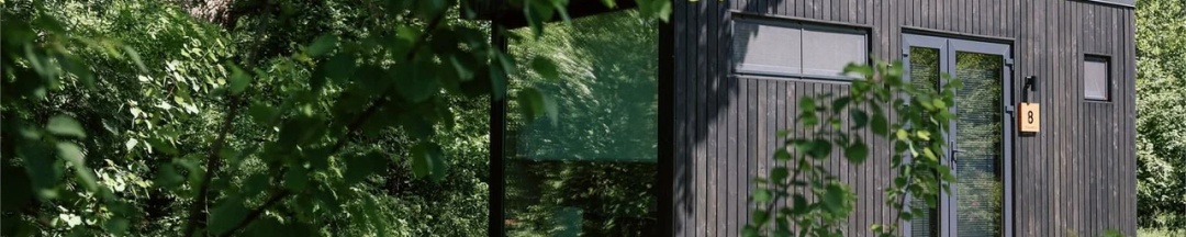 Малый Хитте с террасой и панорамным окном в Викингуд