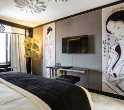 Двухместный номер Premium с видом на город двуспальная кровать в Hotel Marinela Sofia