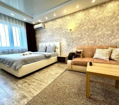 Двухместные апартаменты c 1 комнатой (двуспальная кровать) в Fresh Room на улице Маршала Устинова 3