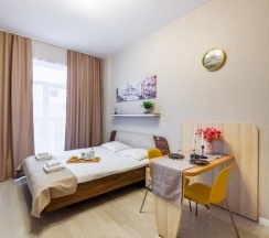 Стандартная студия с кроватью King size в Pulkovo Apart