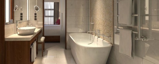 Номер с большой двуспальной кроватью и видом на парк в Hyatt Regency Moscow Petrovsky Park
