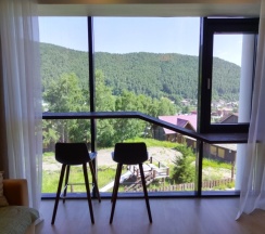 Студия Superior с красивым видом из окна в Baikal Hill Residence