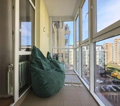 Апартаменты-студия, 35 м², 7 этаж в Апартаменты на улице Харьковская 5 корпус 1
