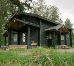 Коттедж премиум (Зелёный дом) в Forrest Lodge Karelia