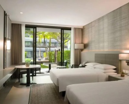 Двухместный номер Pool Cabana с видом на сад 2 отдельные кровати в Phuket Marriott Resort And Spa, Nai Yang Beach