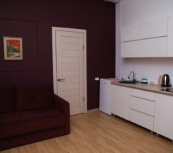 Шестиместные апартаменты с красивым видом из окна в Аибга