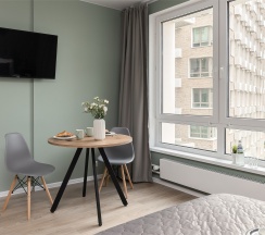 Surf - 3х местные делюкс-апартаменты около м.Сокол (20 этаж) в Smart Lofts Moscow