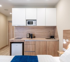 1-комнатные апартаменты студия ул. Матроса Железняка, 2 в Merino home (Мерино хоум) улице Матроса Железняка 2