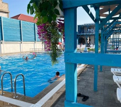 Двухуровневый Люкс RODOS с видом на море в Santorini Family Club