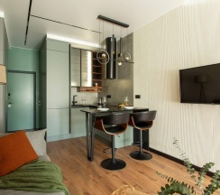 3-местные 1-комнатные апартаменты люкс г.Троицк, Прибрежная 17 в Дом у реки