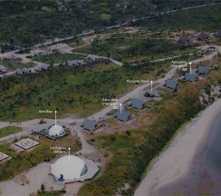 АРК-шале СТАНДАРТ DBL 1 Двуспальная Кровать в Titovka arctic river park