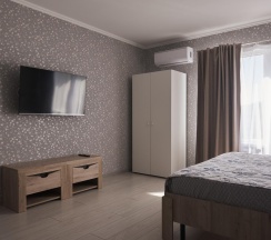 4-местные 1-комнатные апартаменты улучшенные с 1 двуспальной кроватью в Рекаоблака