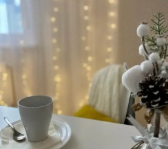 Четырёхместные апартаменты Comfort с балконом в GOROD Si в 5 мин от трассы М4 Дон. ЖК Озерки