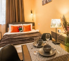 Трёхместная студия в Апартаменты Room-Room Кировский 2