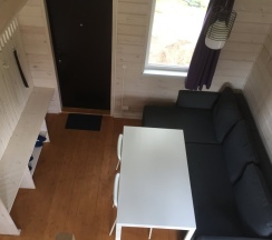 Коттедж с красивым видом из окна в Ежевика