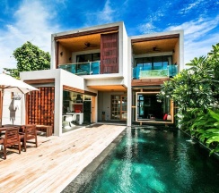 Номер Standard с 3 комнатами рядом с пляжем в Pavilion Samui Pool Residence