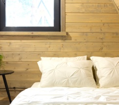 №1 A-Frame 60m2 с купелью (оснащение дома, стоимость купели и бани см. Подробнее) в Les holidays