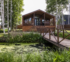 Barnhouse 1 | Банный чан на территории в Берёзовая роща