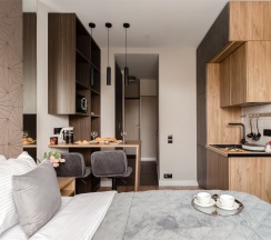 Craft - 2х местные апартаменты-студия у Ботанического сада (5 этаж) в Smart Lofts Moscow