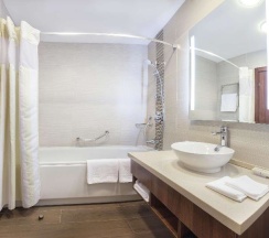 Двухместный люкс c 1 комнатой двуспальная кровать в Hilton Garden Inn Astana