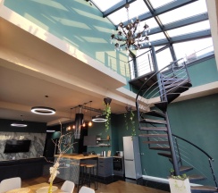 Апартаменты с 3 комнатами с балконом и с красивым видом из окна в Апарт-отель Residence Graphite