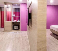 Двухместный люкс с видом на город двуспальная кровать в Ibis Styles Bangkok Sukhumvit 50