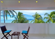 Двухместный люкс Premier Пентхаус beachfront двуспальная кровать в Baan Bophut Beach Hotel Samui