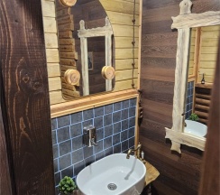 дом с панорамными окнами в Постоялый двор