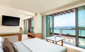 Двухместный люкс c 1 комнатой oceanfront двуспальная кровать в The Westin Siray Bay Resort & Spa, Phuket
