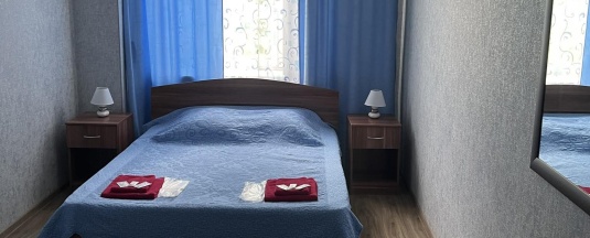 Номер стандарт с 1 двуспальной кроватью в Восход