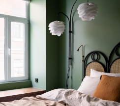 Апартаменты комфорт №3 с 1 двуспальной кроватью в Dostoevsky Apartments (Апартаменты Достоевского)