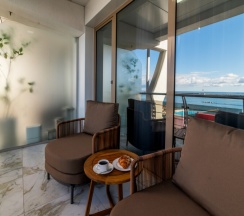 Номер “Caramel Apart” Апартаменты с видом на море в Morskoy resort