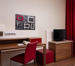 Номер Studio с двуспальной кроватью-трансформером в Adagio Москва Павелецкая