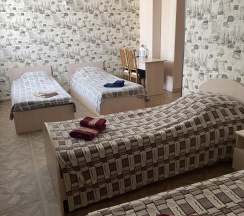 Номер комфорт с 4 односпальными кроватями в Залесный