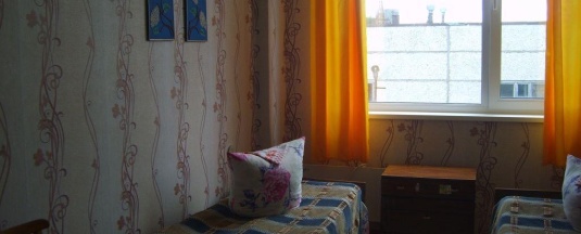 2-местный номер эконом с 2 односпальными кроватями в Вираж