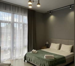 Двухместный полулюкс с балконом и с видом на город двуспальная кровать в Maximus